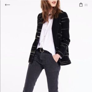 BA&SH STING BLAZER JACKET NOIR